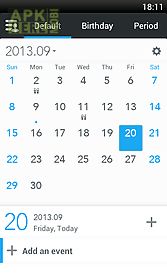 zdcal-calendar, agenda, period