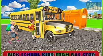 School bus driver simulator 3d