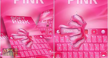 Soft pink go keyboard theme