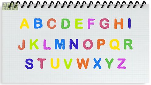 alphabet writing for kids