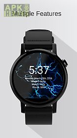 electric watch face wallpaper