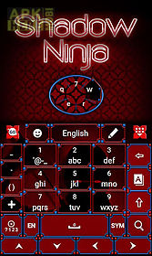shadow ninja keyboard theme