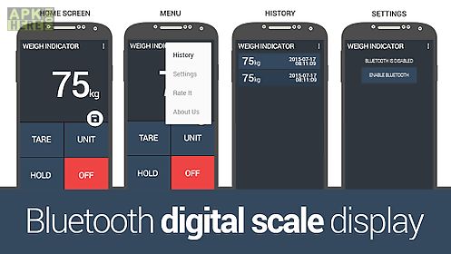 weight display bluetooth scale