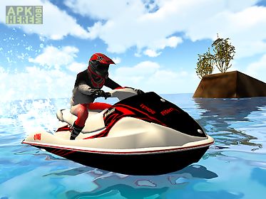 action jet ski jump rider 3d