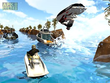 action jet ski jump rider 3d