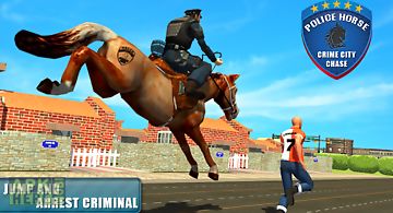 Police horse crime city chase