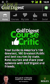 golf digest course critic