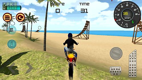 motocross beach jumping 3d