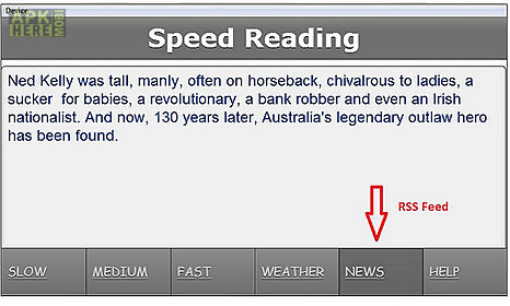 speed reading application