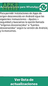 updates for whatsapp