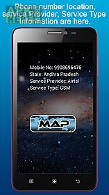 mobile number tracker on map