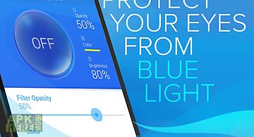 Blue light filter for eye care