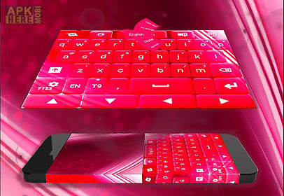 pink keyboard fancy go theme