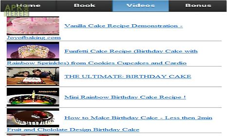 birthday cake recipes app