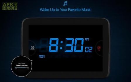 my alarm clock select