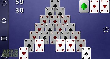 Smooth pyramid solitaire