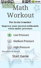 brain training - math workout
