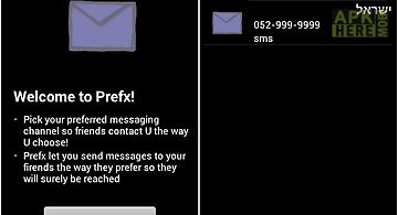 Prefx message redirection free
