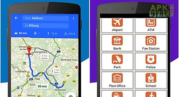 Route finder - places nearby