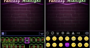 Fantasy night theme keyboard