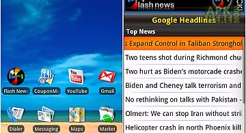 Flash news for android