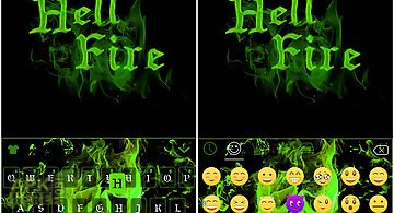 Hell fire kika keyboard theme