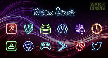 Neon lines - solo theme