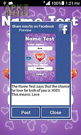 name love test for fun