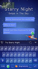 starry night theme keyboard