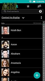 asus contacts theme - dark