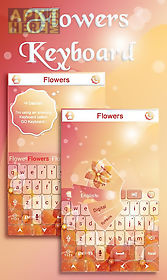 flowers go keyboard theme