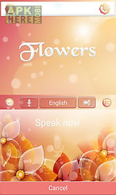 flowers go keyboard theme