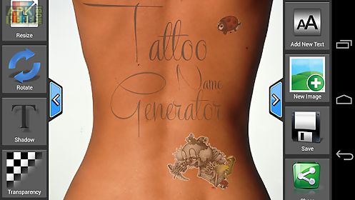 tattoo name design & generator