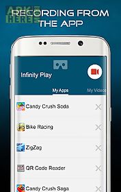 infinity play screen recorder