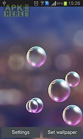popping bubbles live wallpaper