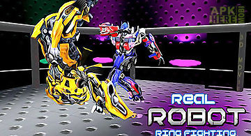 Real robot ring fighting