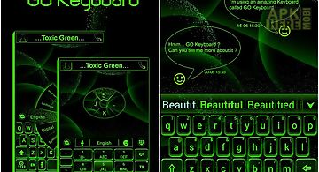 Toxic green go keyboard theme