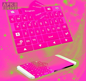 keyboard design pink