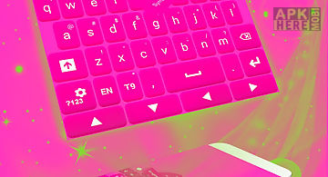 Keyboard design pink