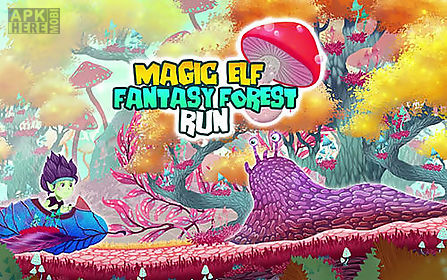 magic elf fantasy forest run