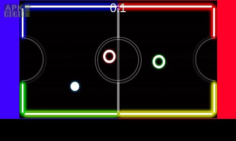 neon table hockey