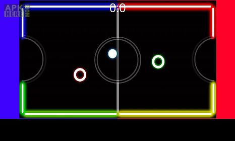neon table hockey