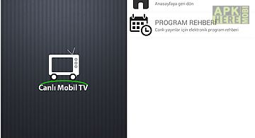 Canlı mobil tv