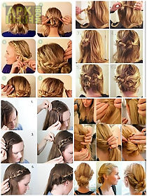 easy hairstyle step by step