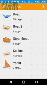 oirgami boats instructions 3d