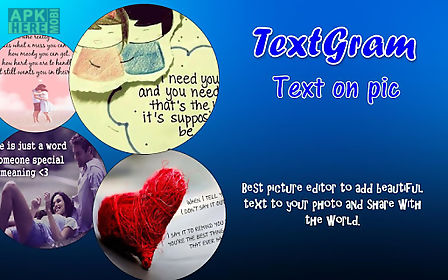 textgram text on pictures free