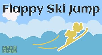 Flappy ski jump