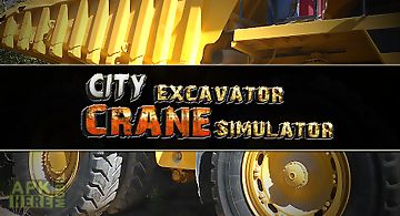 City excavator crane simulator