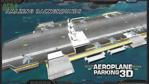 aeroplane parking 3d