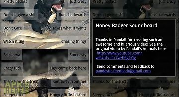Honey badger soundboard
